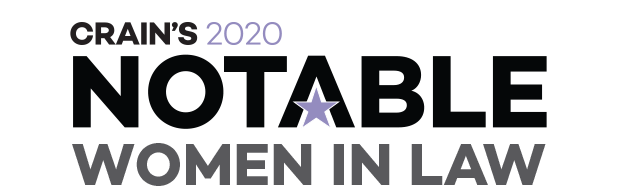 Crain's 2020 Notable Women in Law logo