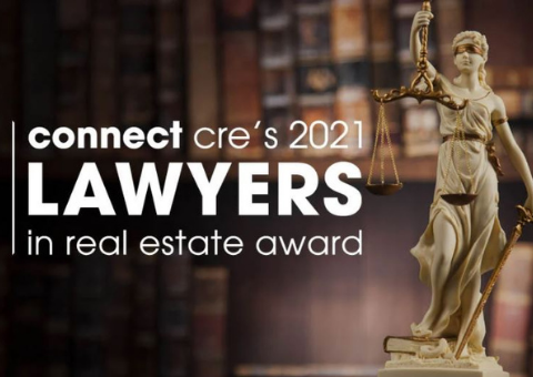 Connect Cre's 20201 Lawyers in Real Estate Award logo