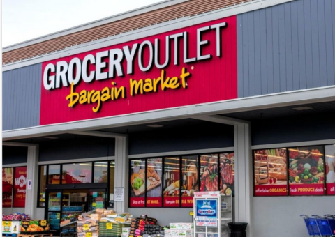 Exterior of Grocery Outlet store