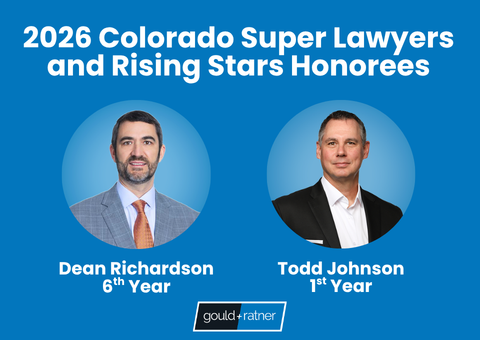 Dean Richardson and Todd Johnson named 2026 Colorado Super Lawyers and Rising Stars