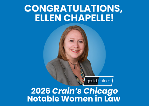 Congratulations Ellen Chapelle named 2026 Crain's Chicago Notable Woman in Law