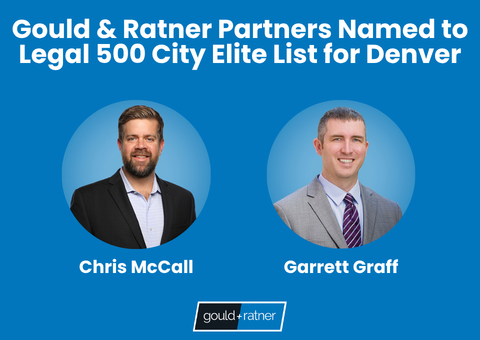 Chris McCall and Garrett Graff named Legal 500 City Elite List for Denver