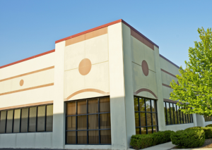 Exterior of commercial or retail building