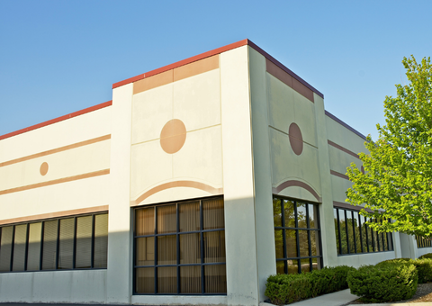 Exterior of commercial or retail building