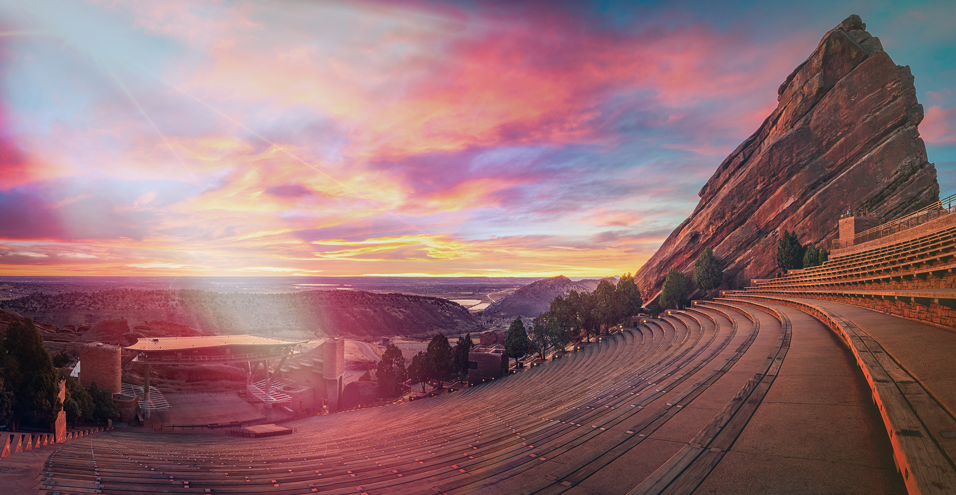 Red Rocks Amphitheatre in Denver, CO